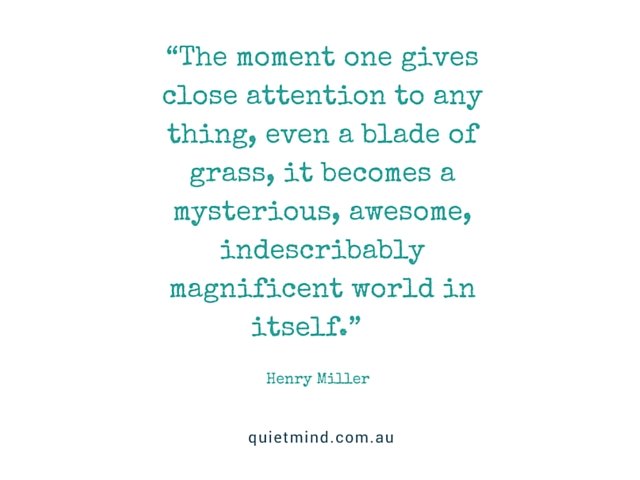 Inspiring Quote Quiet Mind Instagram Henry Miller