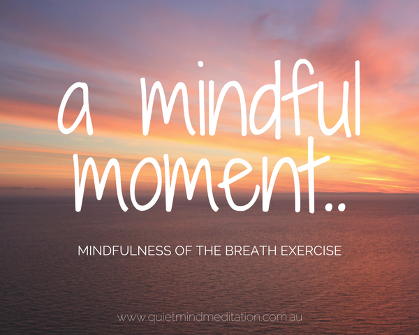 Mindful Moment Breath Exercise