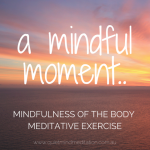 Finding the Body Mindfulness