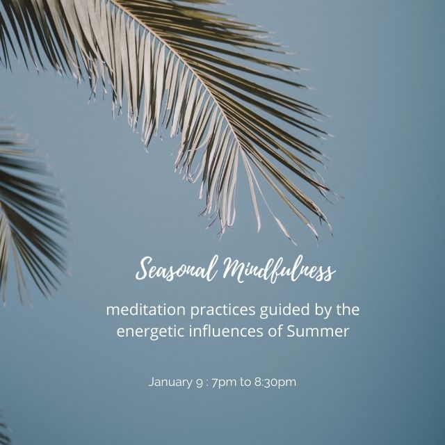Summer Seasonal Mindfulness